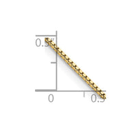 14K 14 inch .95mm Box with Lobster Clasp Chain-BOX095-14