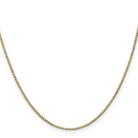 14k 1mm Box Chain-BOX100-22
