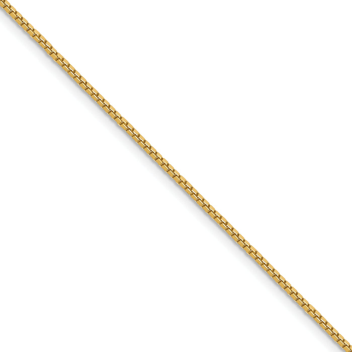 14k 1mm Box Chain  (100 inch Spool)-BOX100-100