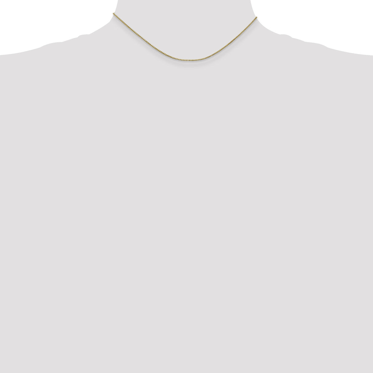 14k 1mm Box Chain-BOX100-14