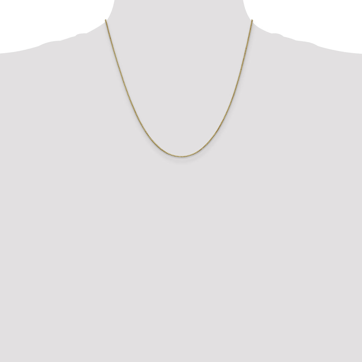 14k 1mm Box Chain-BOX100-20