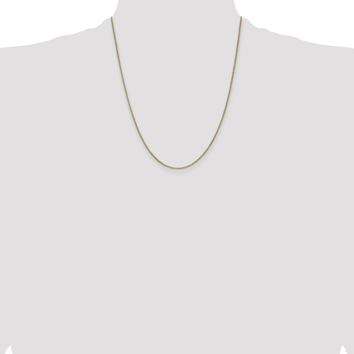 14k 1mm Box Chain-BOX100-22