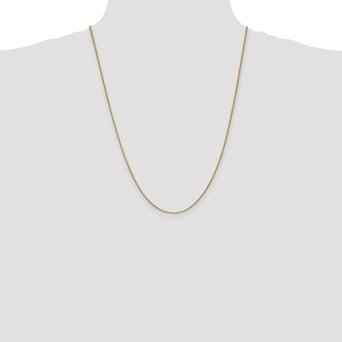 14k 1mm Box Chain-BOX100-24