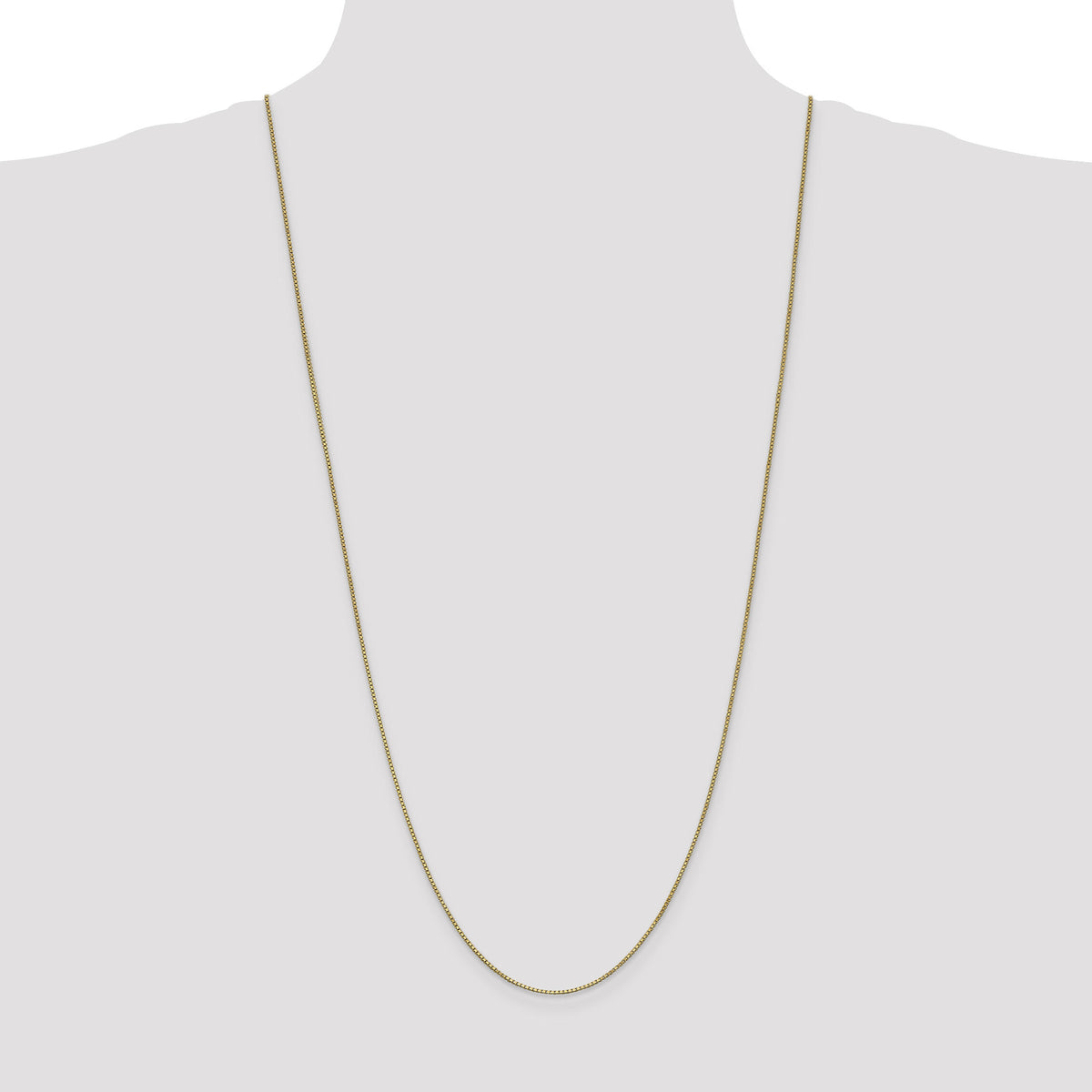 14k 1mm Box Chain-BOX100-30