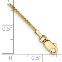 14k 1mm Box Chain-BOX100-8