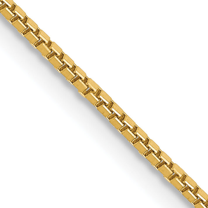 14k 1mm Box Chain-BOX100-28
