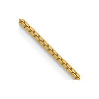 14K 16 inch 1.05mm Box with Lobster Clasp Chain-BOX105-16