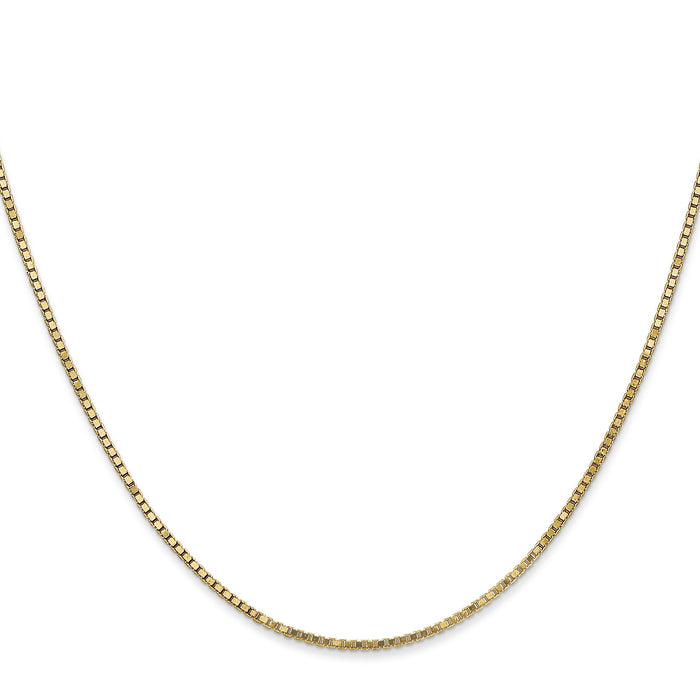 14k 1.3mm Box Chain-BOX125-20