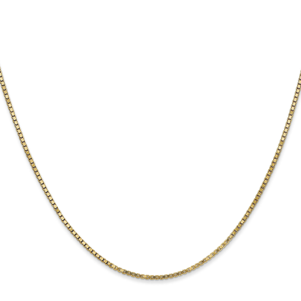 14k 1.30mm Box Chain-BOX125-18