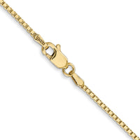 14k 1.30mm Box Chain-BOX125-18