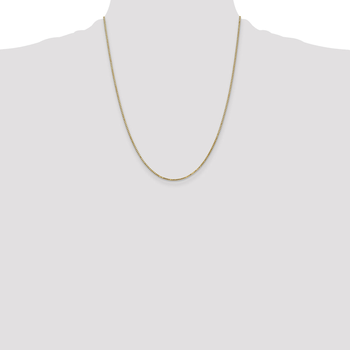 14k 1.3mm Box Chain-BOX125-22
