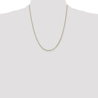 14k 1.3mm Box Chain-BOX125-22