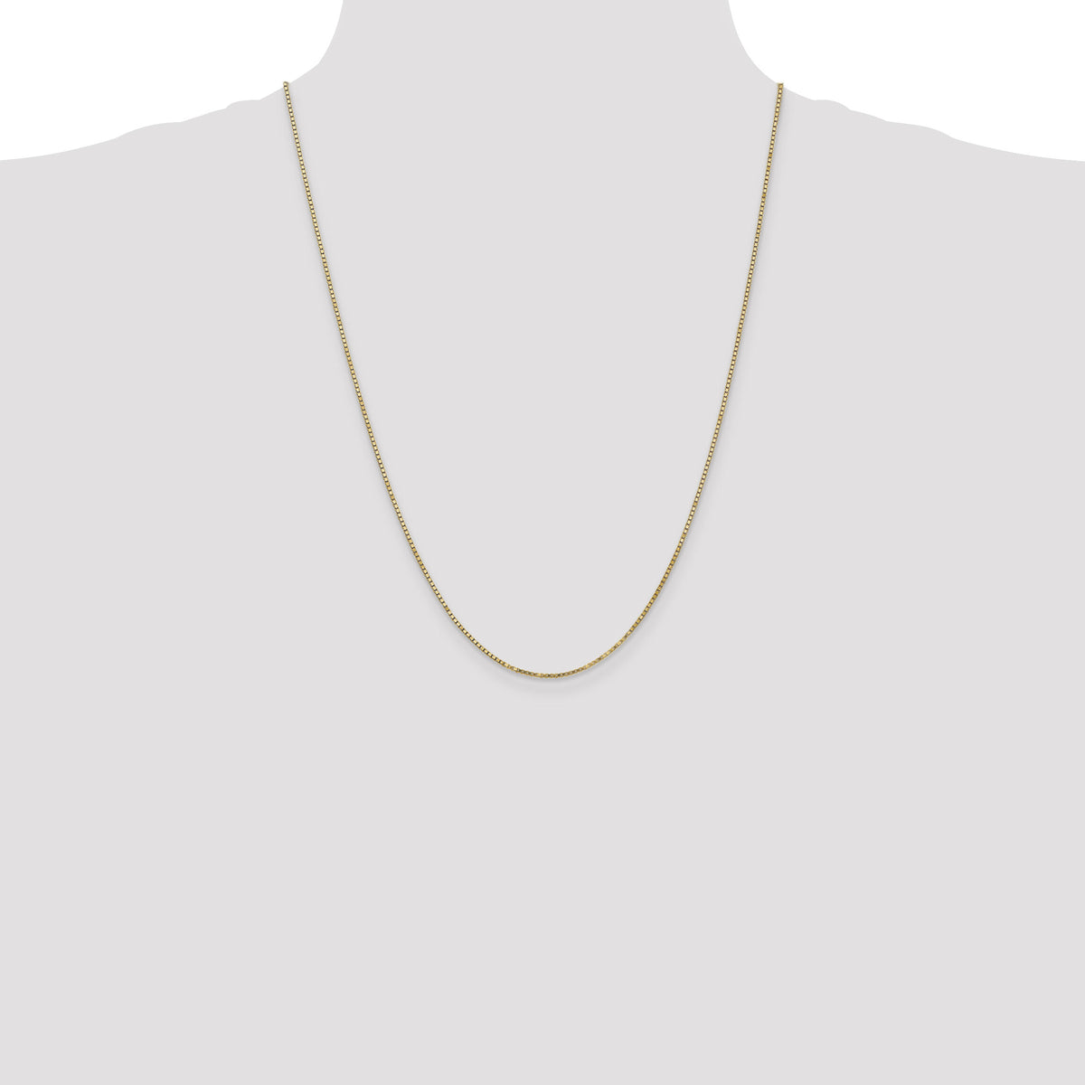 14k 1.3mm Box Chain-BOX125-24