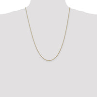 14k 1.3mm Box Chain-BOX125-24