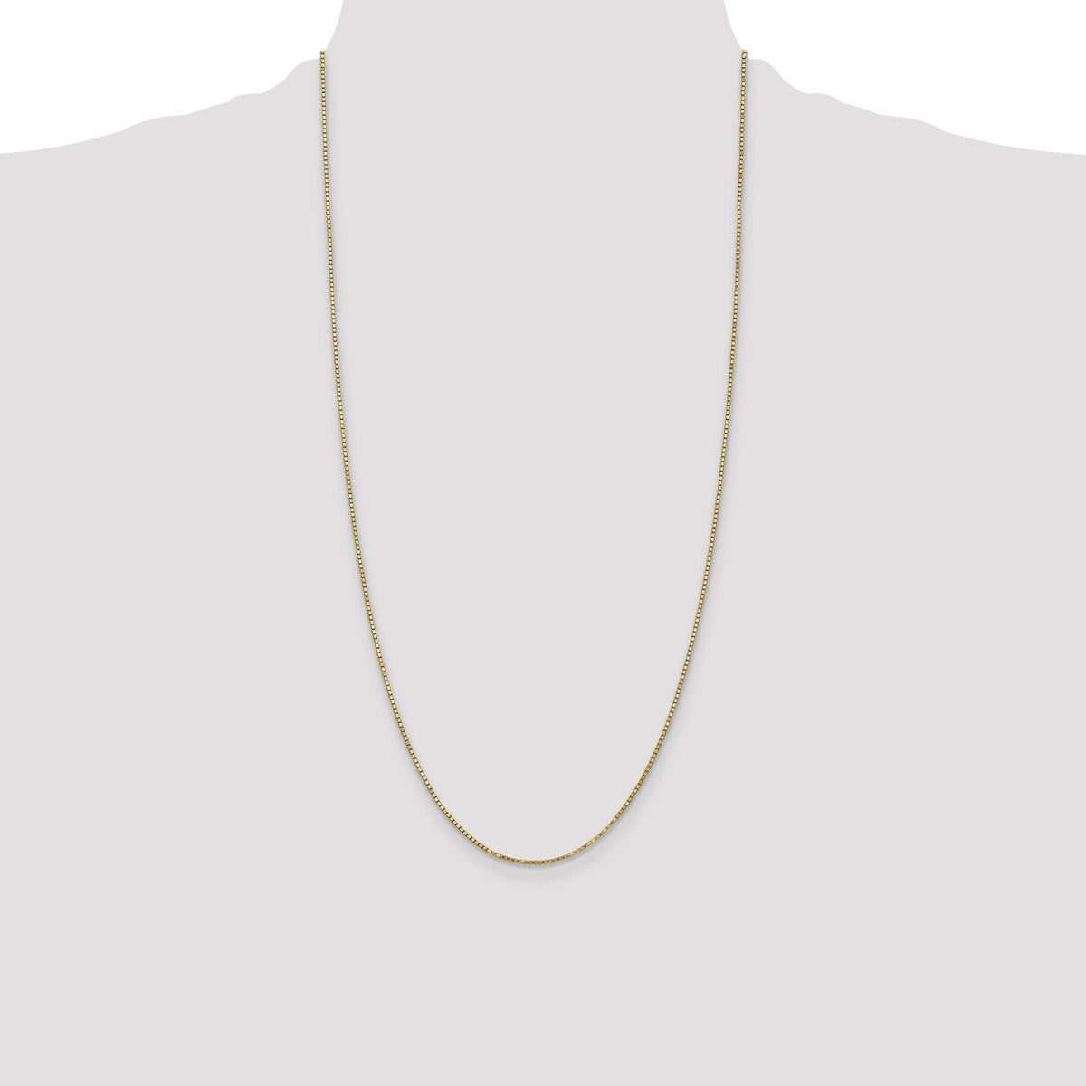 14k 1.3mm Box Chain-BOX125-28