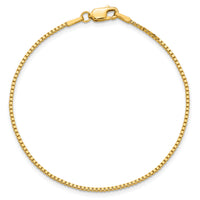 14k 1.3mm Box Chain-BOX125-7