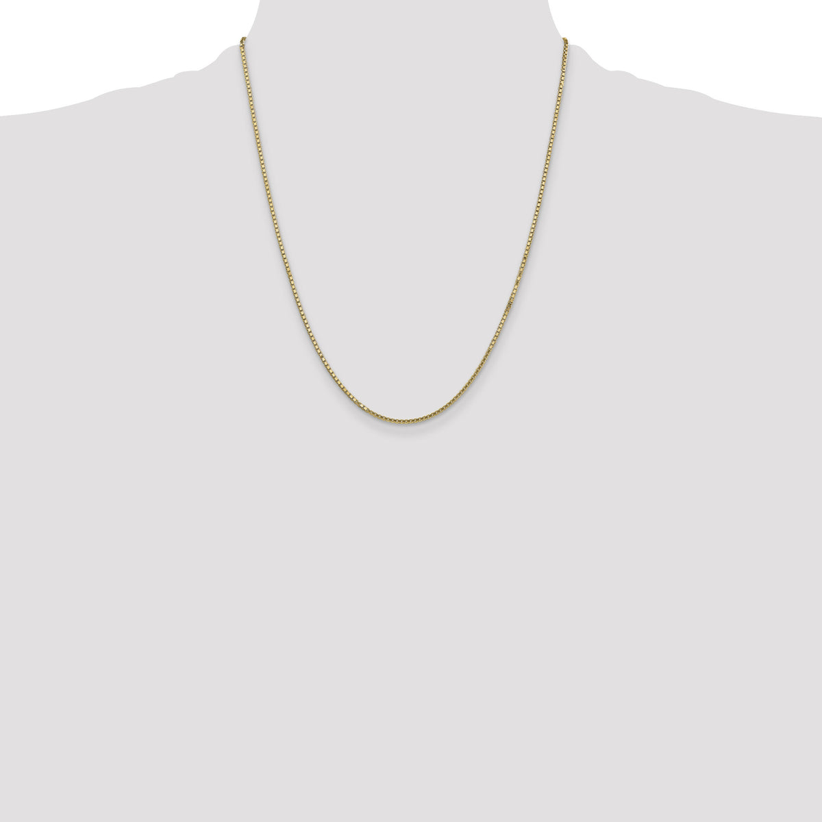 14k 1.5mm Box Chain-BOX150-22