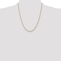 14k 1.5mm Box Chain-BOX150-22