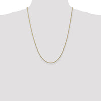 14k 1.5mm Box Chain-BOX150-24
