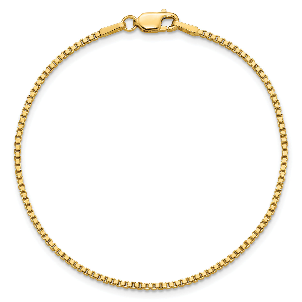 14k 1.5mm Box Chain-BOX150-7