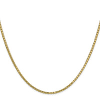 14k 1.9mm Box Chain-BOX200-18