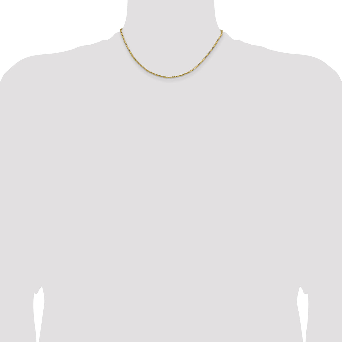 14k 1.9mm Box Chain-BOX200-16