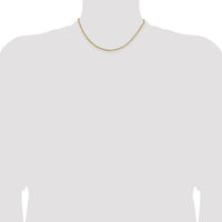 14K 16 inch 1.9mm Box with Lobster Clasp Chain-BOX200-16