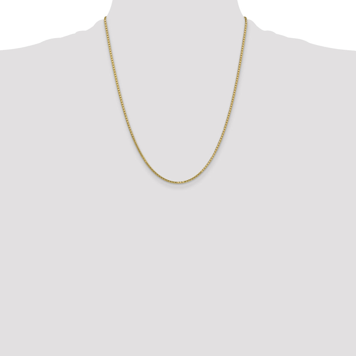 14k 1.9mm Box Chain-BOX200-22