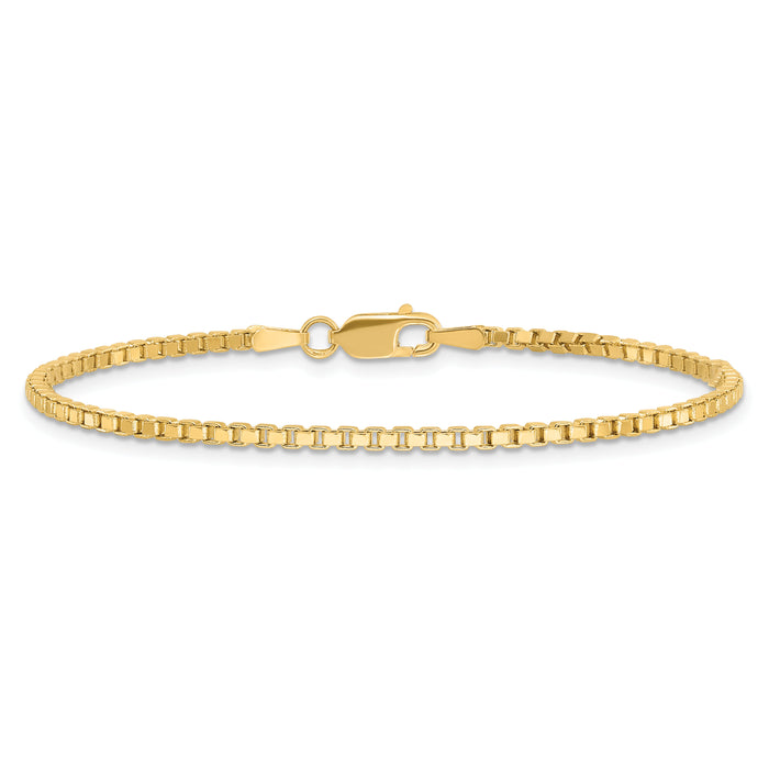 14k 1.9mm Box Chain-BOX200-7