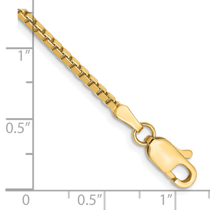14k 1.9mm Box Chain-BOX200-7