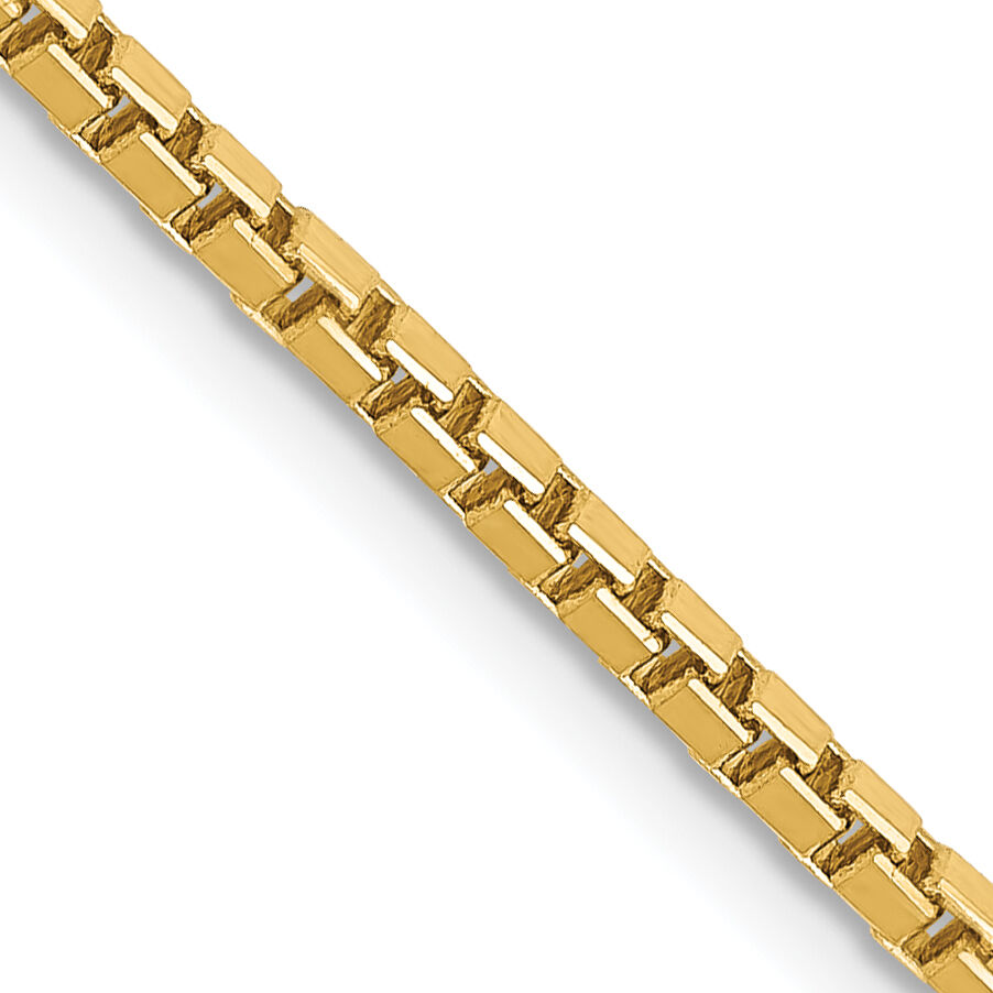 14k 1.9mm Box Chain-BOX200-22