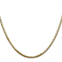 14k 2.5mm Box Chain-BOX250-22