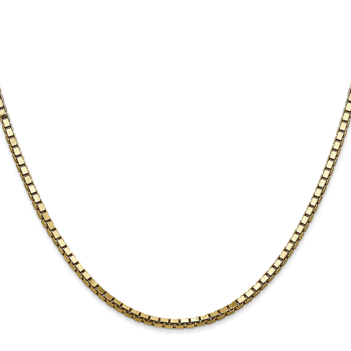 14k 2.5mm Box Chain-BOX250-20