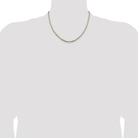 14k 2.5mm Box Chain-BOX250-18