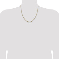 14k 2.5mm Box Chain-BOX250-20