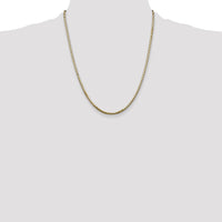 14k 2.5mm Box Chain-BOX250-22