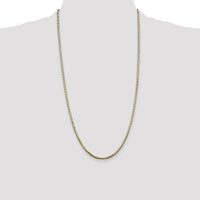 14k 2.5mm Box Chain-BOX250-28