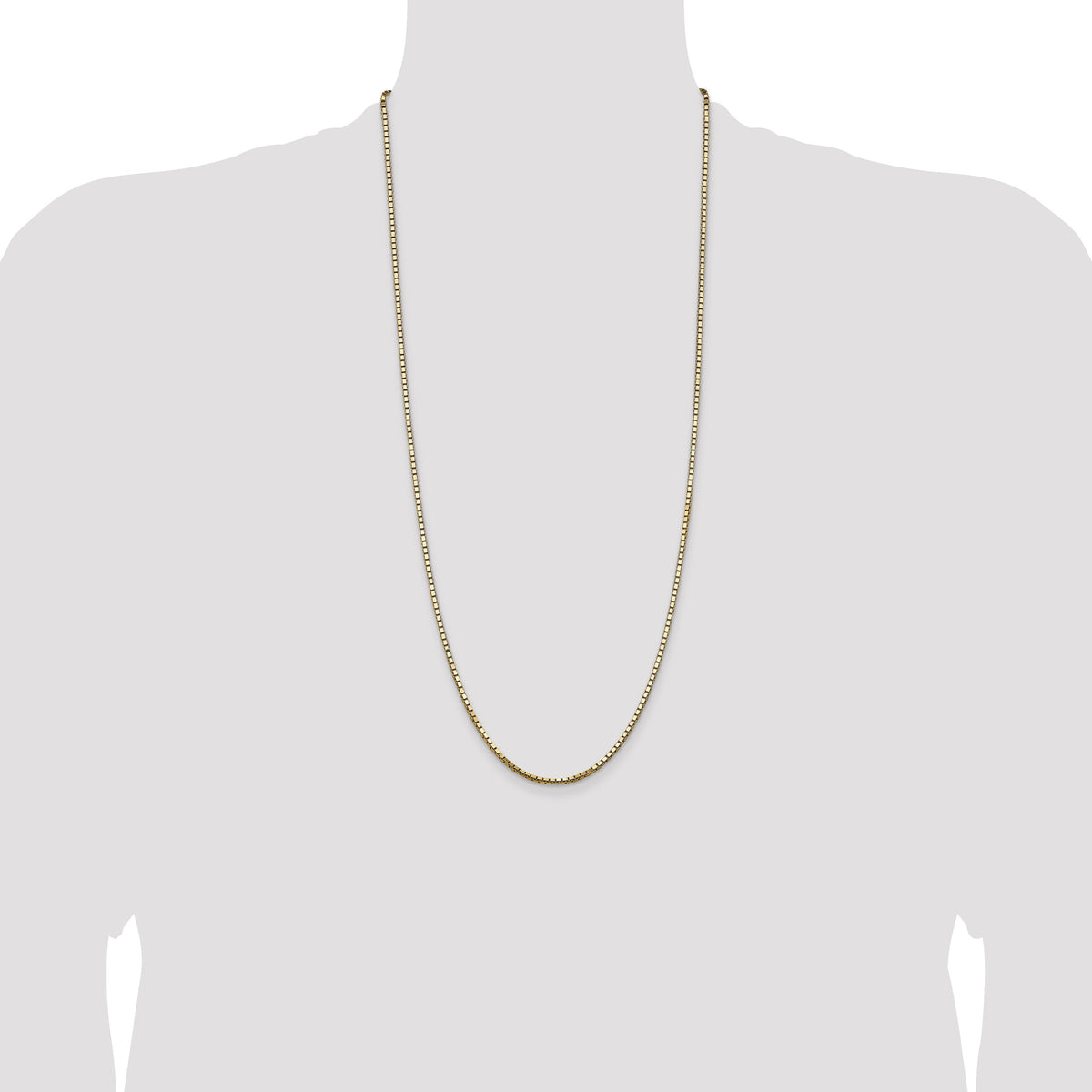 14k 2.5mm Box Chain-BOX250-30