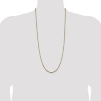 14k 2.5mm Box Chain-BOX250-30
