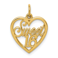 14k SWEET 16 Charm-C1001