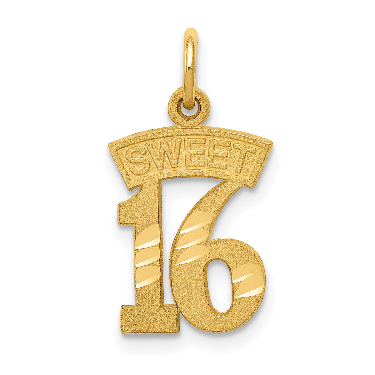 14k SWEET 16 Charm-C1004