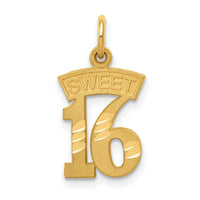 14k SWEET 16 Charm-C1004