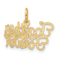 14K TOGETHER FOREVER Charm-C1037