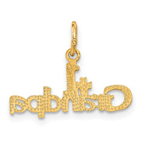 14k #1 GRANDPA Charm-C1052