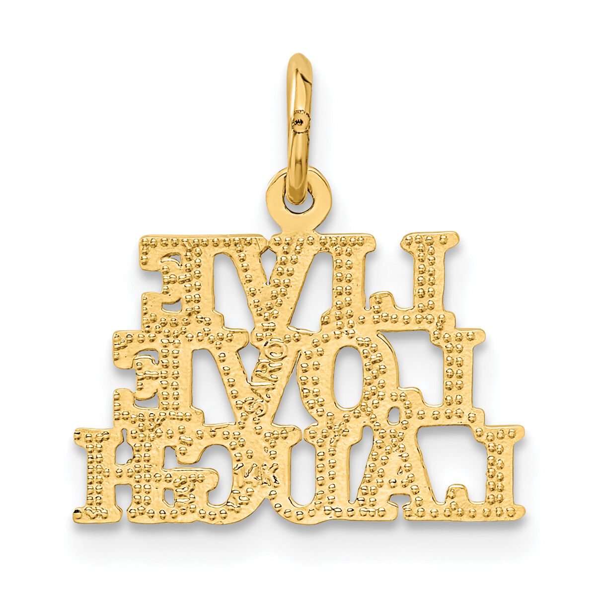 14K Talking - LIVE LOVE LAUGH Charm-C1062