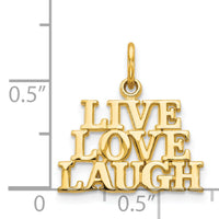 14K Talking - LIVE LOVE LAUGH Charm-C1062