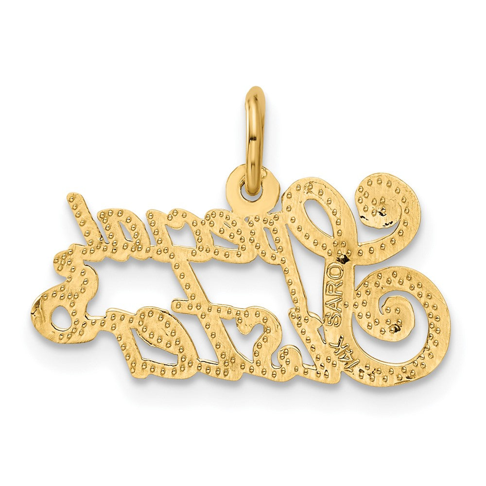 14k SPECIAL SISTER Charm-C1069