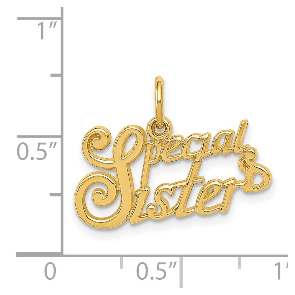 14k SPECIAL SISTER Charm-C1069