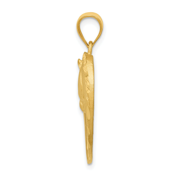 14k Horse Pendant-C107