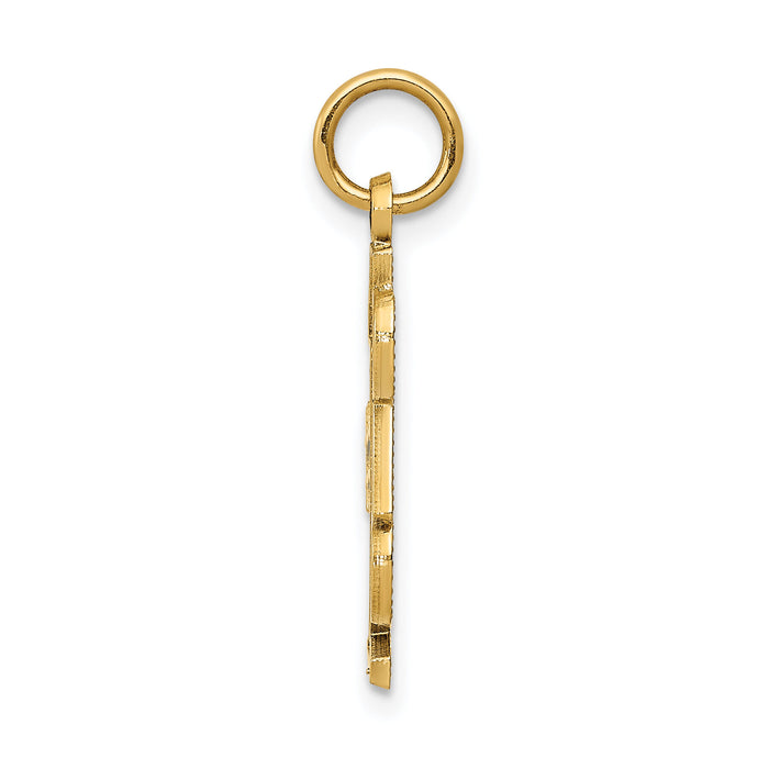 14k #1 DAD Charm-C1071
